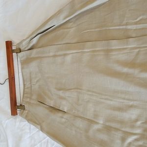 Nordstrom fully lined, linen skirt with pockets size 10 EUC